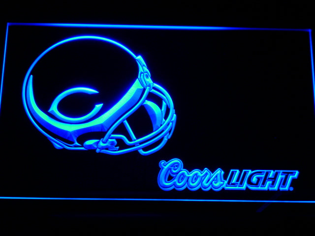 Chicago Bears Coors Light LED Sign - Blue - TheLedHeroes