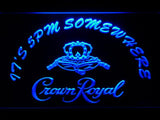 Crown Royal It's 5pm Somewhere LED Neon Sign Electrical - Blue - TheLedHeroes
