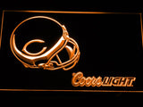 Chicago Bears Coors Light LED Neon Sign Electrical - Orange - TheLedHeroes