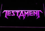 Testament LED Neon Sign USB - Purple - TheLedHeroes
