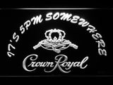 Crown Royal It's 5pm Somewhere LED Neon Sign Electrical - White - TheLedHeroes