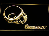 Chicago Bears Coors Light LED Neon Sign Electrical - Yellow - TheLedHeroes