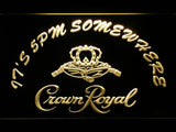 Crown Royal It's 5pm Somewhere LED Neon Sign Electrical - Yellow - TheLedHeroes