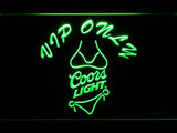 Coors Light Bikini VIP Only LED Neon Sign Electrical - Green - TheLedHeroes