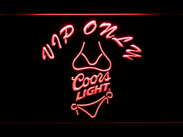 FREE Coors Light Bikini VIP Only LED Sign - Red - TheLedHeroes