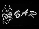Coors Light Bikini Bar LED Neon Sign USB - White - TheLedHeroes