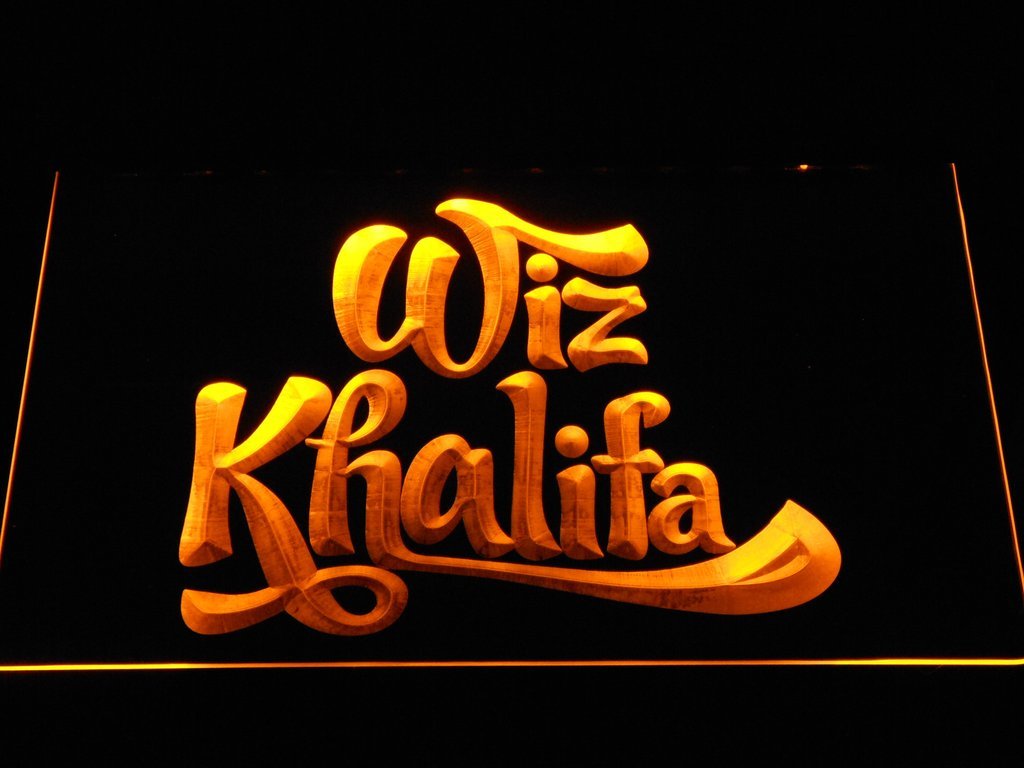 Wiz Khalifa LED Neon Sign USB - Yellow - TheLedHeroes