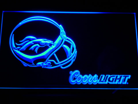 Denver Broncos Coors Light LED Sign -  - TheLedHeroes