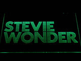 Stevie Wonder LED Neon Sign USB - Green - TheLedHeroes