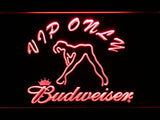 FREE Budweiser Girl VIP Only LED Sign - Red - TheLedHeroes