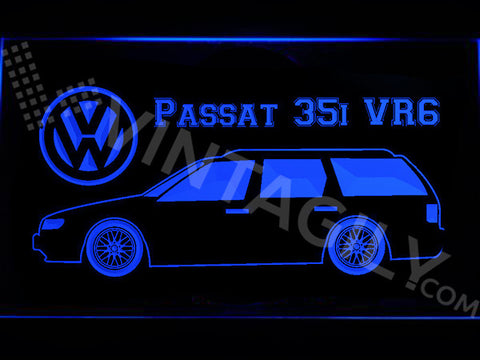 Volkswagen Passat 35i VR6 LED Sign - Blue - TheLedHeroes