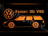 Volkswagen Passat 35i VR6 LED Neon Sign USB - Orange - TheLedHeroes