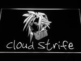 Cloud Strife Final Fantasy VII LED Neon Sign USB - White - TheLedHeroes