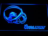 Detroit Lions Coors Light LED Neon Sign USB - Blue - TheLedHeroes