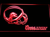 Detroit Lions Coors Light LED Sign - Red - TheLedHeroes