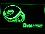 Green Bay Packers Coors Light LED Sign - Green - TheLedHeroes