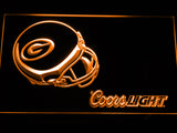 Green Bay Packers Coors Light LED Sign - Orange - TheLedHeroes