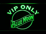 Blue Moon VIP Only LED Neon Sign Electrical - Green - TheLedHeroes