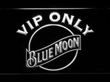 Blue Moon VIP Only LED Neon Sign USB - White - TheLedHeroes