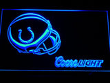 Indianapolis Colts Coors Light LED Neon Sign Electrical - Blue - TheLedHeroes