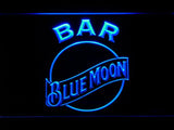 Blue Moon Bar LED Neon Sign USB - Blue - TheLedHeroes
