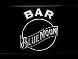 Blue Moon Bar LED Neon Sign USB - White - TheLedHeroes