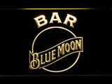 Blue Moon Bar LED Neon Sign Electrical - Yellow - TheLedHeroes