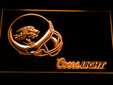 Jacksonville Jaguars Coors Light LED Sign - Orange - TheLedHeroes