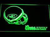 Kansas City Chiefs Coors Light LED Neon Sign USB - Green - TheLedHeroes