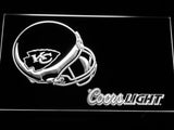 Kansas City Chiefs Coors Light LED Neon Sign USB - White - TheLedHeroes