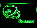 Miami Dolphins Coors Light LED Neon Sign Electrical - Green - TheLedHeroes