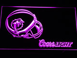 Miami Dolphins Coors Light LED Sign - Purple - TheLedHeroes