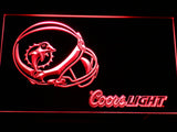 Miami Dolphins Coors Light LED Sign - Red - TheLedHeroes