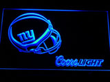 New York Giants Coors Light LED Neon Sign Electrical - Blue - TheLedHeroes