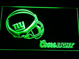 New York Giants Coors Light LED Neon Sign Electrical - Green - TheLedHeroes