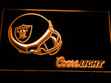 FREE Oakland Raiders Coors Light LED Sign - Orange - TheLedHeroes