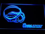 Philadelphia Eagles Coors Light LED Neon Sign USB - Blue - TheLedHeroes