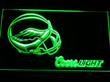 Philadelphia Eagles Coors Light LED Sign - Green - TheLedHeroes