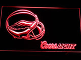 Philadelphia Eagles Coors Light LED Neon Sign USB - Red - TheLedHeroes