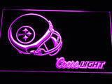 Pittsburgh Steelers Coors Light LED Sign - Purple - TheLedHeroes