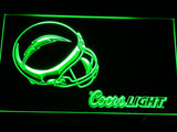 FREE San Diego Chargers Coors Light LED Sign - Green - TheLedHeroes
