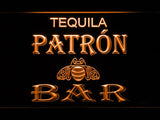 Tequila Patron Bar LED Neon Sign USB - Orange - TheLedHeroes