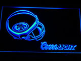 San Francisco 49ers Coors Light LED Neon Sign Electrical - Blue - TheLedHeroes