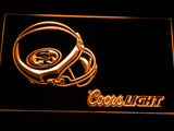 FREE San Francisco 49ers Coors Light LED Sign - Orange - TheLedHeroes