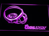 San Francisco 49ers Coors Light LED Neon Sign USB - Purple - TheLedHeroes