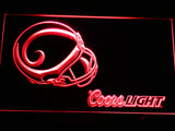 FREE Los Angeles Rams Coors Light LED Sign - Red - TheLedHeroes