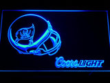 Tampa Bay Buccaneers Coors Light LED Neon Sign USB - Blue - TheLedHeroes