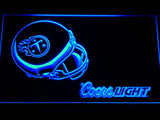 Tennessee Titans Coors Light LED Neon Sign Electrical - Blue - TheLedHeroes