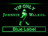 Johnnie Walker Blue Label VIP Only LED Neon Sign USB - Green - TheLedHeroes