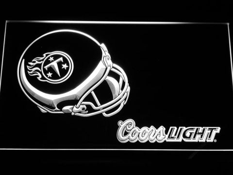 Tennessee Titans Coors Light LED Neon Sign Electrical - White - TheLedHeroes